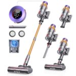 SunSare 550W/45KPA Aspirateur Balai sans Fil, 2024 Aspirateur Puissant SunSare X7A Écran LCD : Le Meilleur Choix pour Parquet, Moquette & Poils d’Animaux 2024