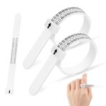 2 Pièces Mesure Doigt Mesure Bague Doigt,Mesure Taille,Mesureur Mesure,Ruban à Mesurer,Mesure Doigt Calibreur de Bague,Mesureurs de Taille de Bague,pour Jauge Européenne de Circonférence des Doigt : Le Meilleur Choix 2023