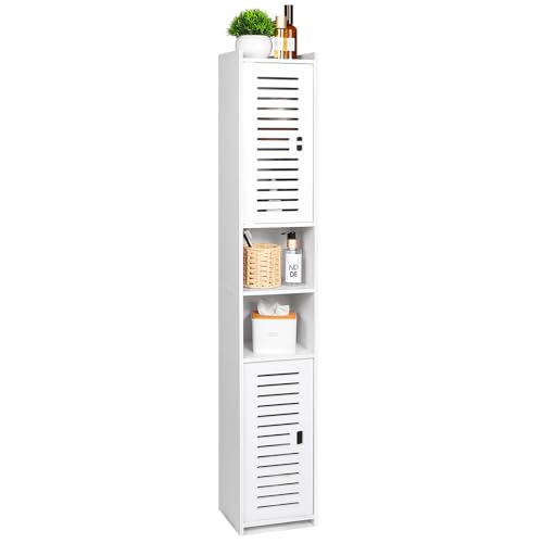 AIIKTOTA Armoire sur Pied de Salle de Bain Rangement Polyvalent Salon Cuisine Salle à Manger Blanc : Guide d’Achat Ultimate 2023