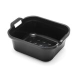Addis Bassine rectangulaire avec poignées, Plastique, Noir, 39 x 32 x 14 cm : Guide d’achat complet et avis détaillés