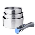 Arthur Martin – Lot de 3 Casseroles Inox Manche Amovible AM3456 : Guide d’Achat Essentialiste