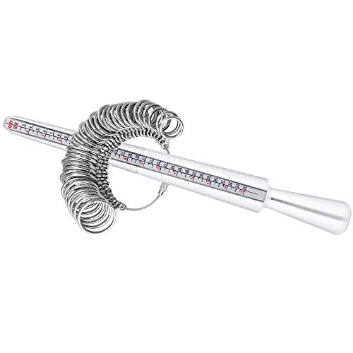 Baguier Mesureur Mesure de Taille de Doigt avec Mandrin à Bague EU UK US JP Calibreur Fiançailles Mariage Guide d’Achats 2023 Test