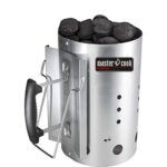 Brigros MasterCook – Cheminère BBQ avec Poignée Sécurité Aluminium, Allume-Chair Bois, 19x30cm > Meilleur Achat Plus de 1,5kg Capacité
