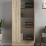 Dmora – Armoire à Deux Portes et Un Tiroir, Couleur chêne, 79 x 35 x h171 cm : Le Meilleur Achat 2023 ?