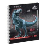 Exacompta – 9991075E Cahier de textes Jurassic Papillon Pelliculé Visuel T-rex : Guide d’Achat 17 x 22 cm