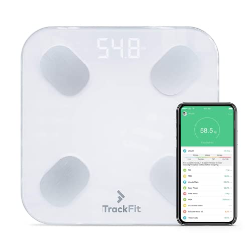 FitTrack Pèse-Personne Impédancemètre Dara – 17 Indicateurs de Santé -% de Gras, Muscle, Eau, Masse Osseuse, Métabolisme Basal, Forme du Corps – Reconnaissance Auto pour 8 Personnes : Guide d’Achats Ultimate 2023