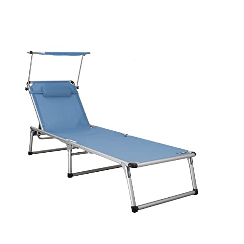 Test Guide d’Achat Homecall Chaise Longue Pliable Aluminium Bleu