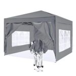 ISE 3x3M Tonnelle de Jardin Pliable Réglable en Hauteur UV50+ : Le Meilleur Achat Guide d’Achats et Tests 2023