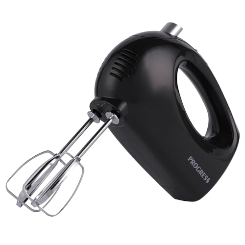 Progress Mixeur à main, batteur électrique portatif avec 5 réglages de vitesse, fonction d’éjection pour un nettoyage facile, Parfait pour les pâte à biscuits et gâteaux, 250 W, Noir, EK5901PVDE : Guide D’achat Utile
