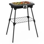 Tefal EasyGrill XXL Barbecue électrique sur pieds, Large surface de cuisson, 2500 W, Thermostat réglable, Cuisson simultanée, Utilisation intérieur et extérieur, Pare-vent BG921812 : Guide d’achat incomparable