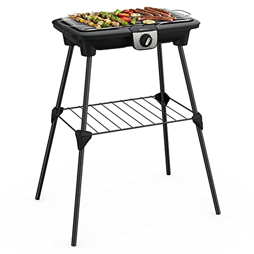 Tefal EasyGrill XXL Barbecue électrique sur pieds, Large surface de cuisson, 2500 W, Thermostat réglable, Cuisson simultanée, Utilisation intérieur et extérieur, Pare-vent BG921812 : Guide d’achat incomparable
