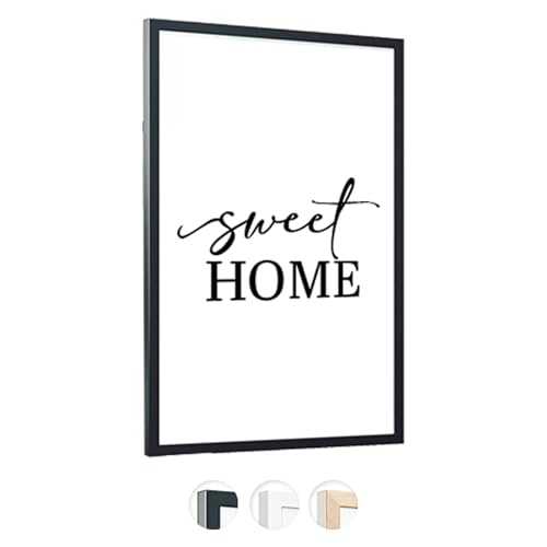 Meilleur edihome Cadre Photo A3, (1 Unité), 29,7 x 42, en Bois, Laminé Acrylique, pour Diplôme Universitaires, Mural, Décoration de Salon (Noir, 1 unité) : Guide D’Achat