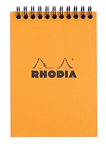 RHODIA 13500C – Notepad Bloc-Notes à Spirale (Reliure Intégrale) Orange – A6 14,8 x 10,5 cm – Petits Carreaux – 80 F Détachables – Papier Clairefontaine 80 g/m² – Couverture en Carte Enduite Souple : Guide d’Achats Incontournable 2023